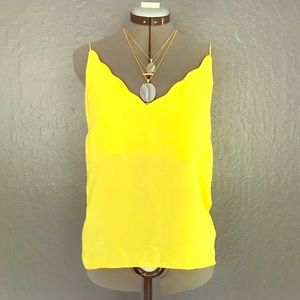 TOPSHOP Yellow Cami Tank ☀️